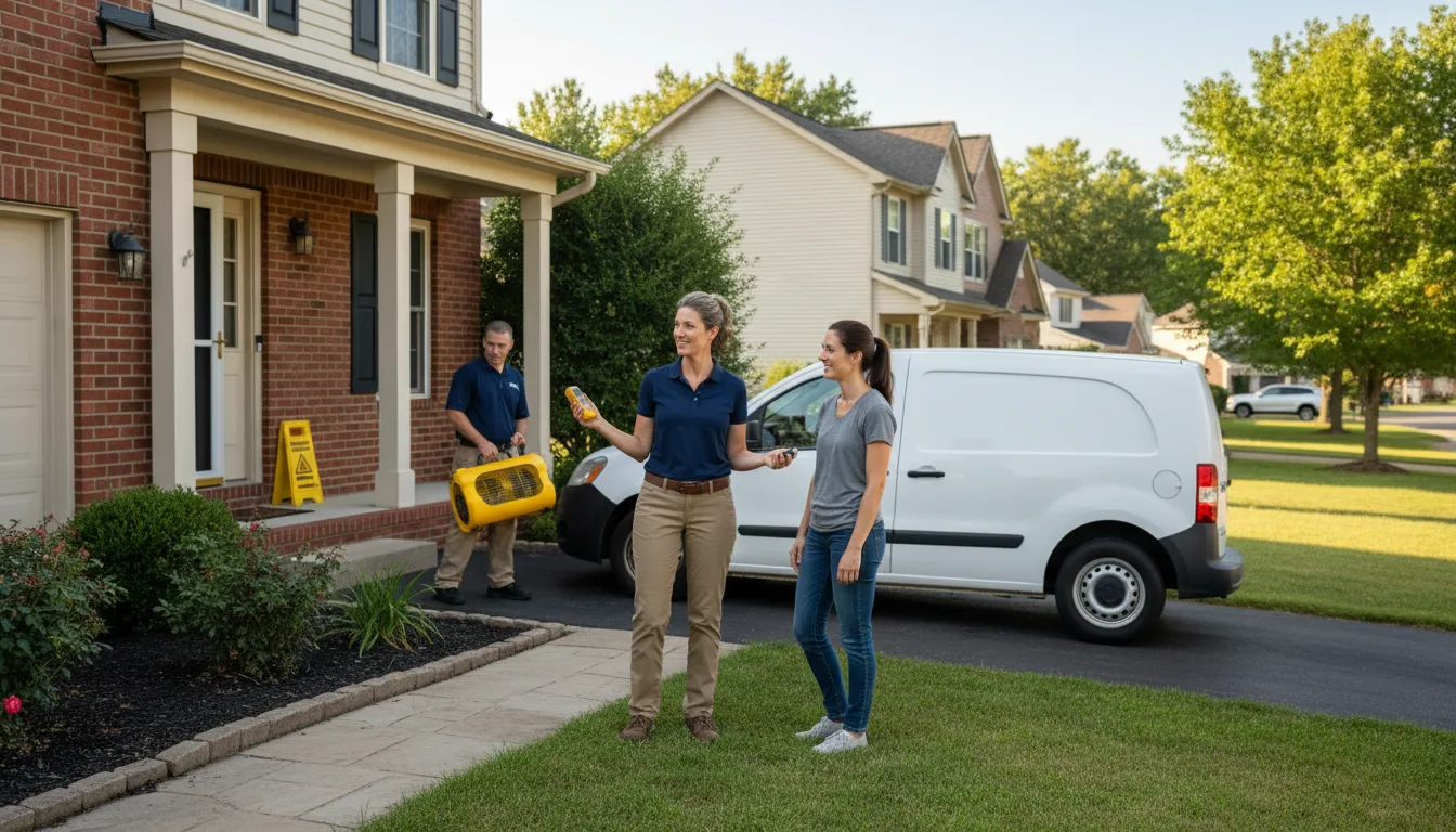 Water restoration image for Mold Remediation in New Deal, TX